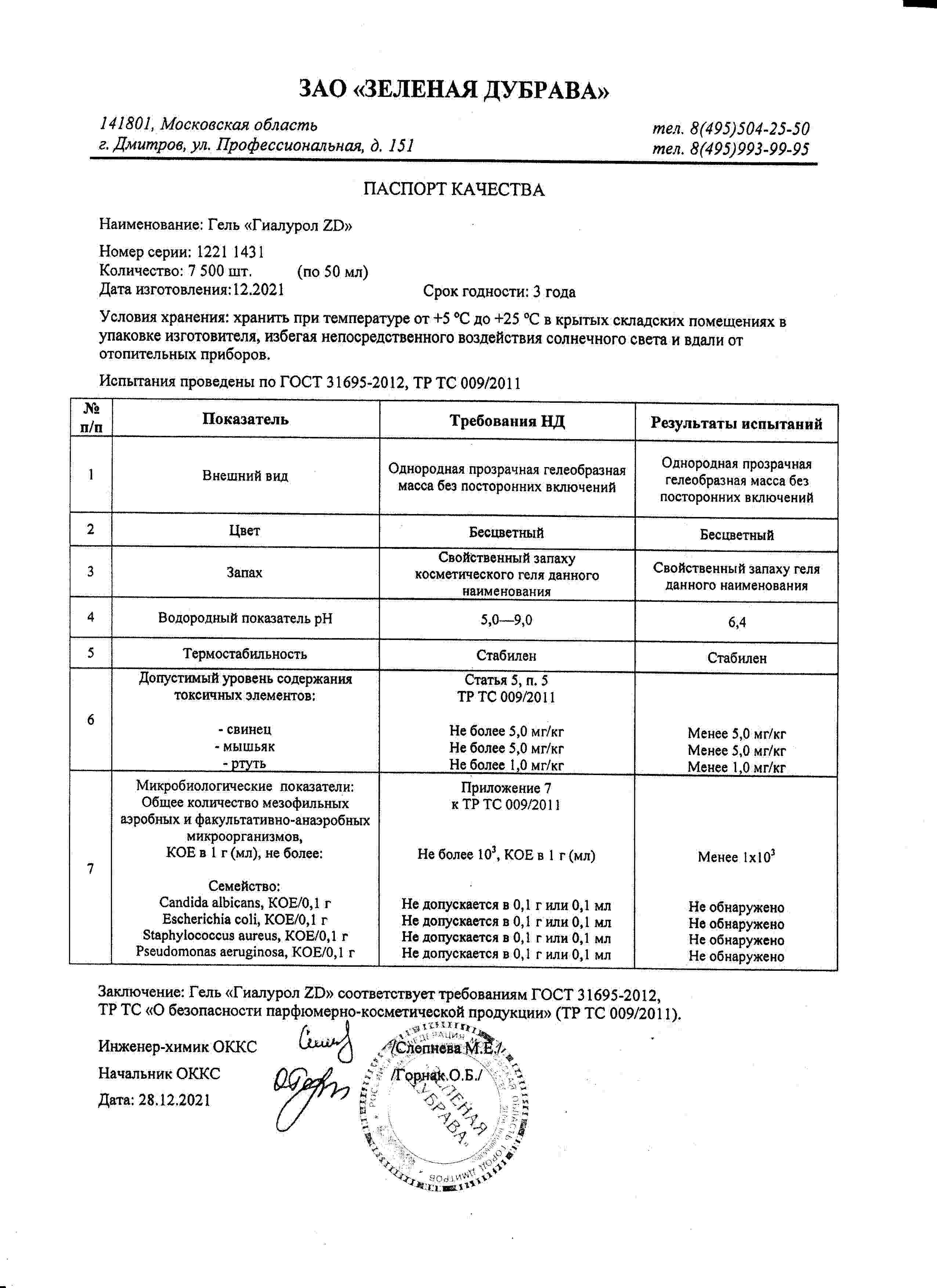 Паспорт №122021